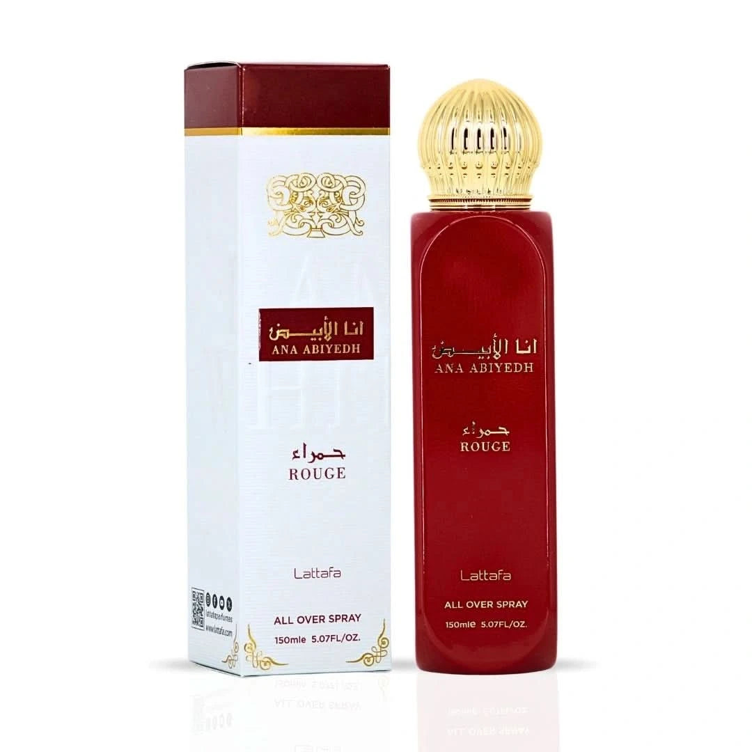 Lattafa All Over Spray Ana Abiyed H Rouge 150ml.
