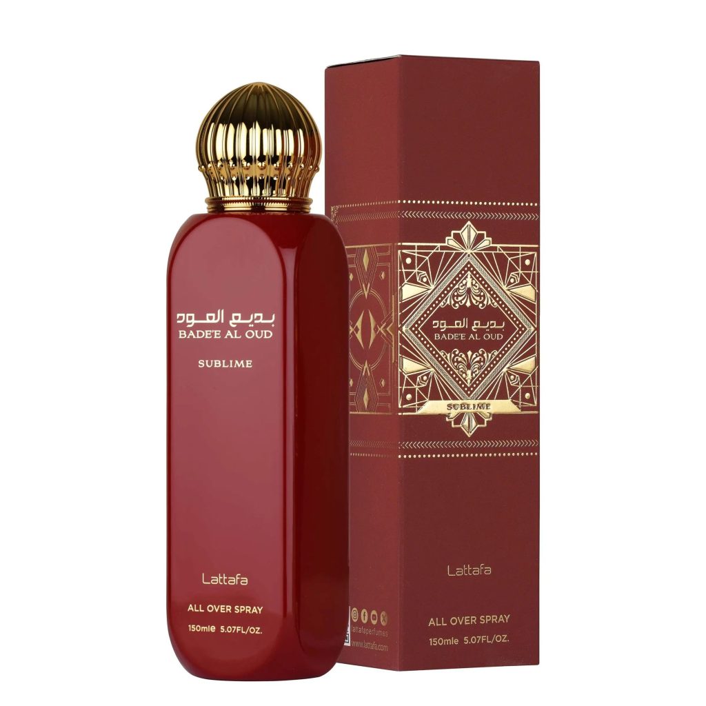 Lattafa All Over Spray Badee Al Oud Sublime 150ml