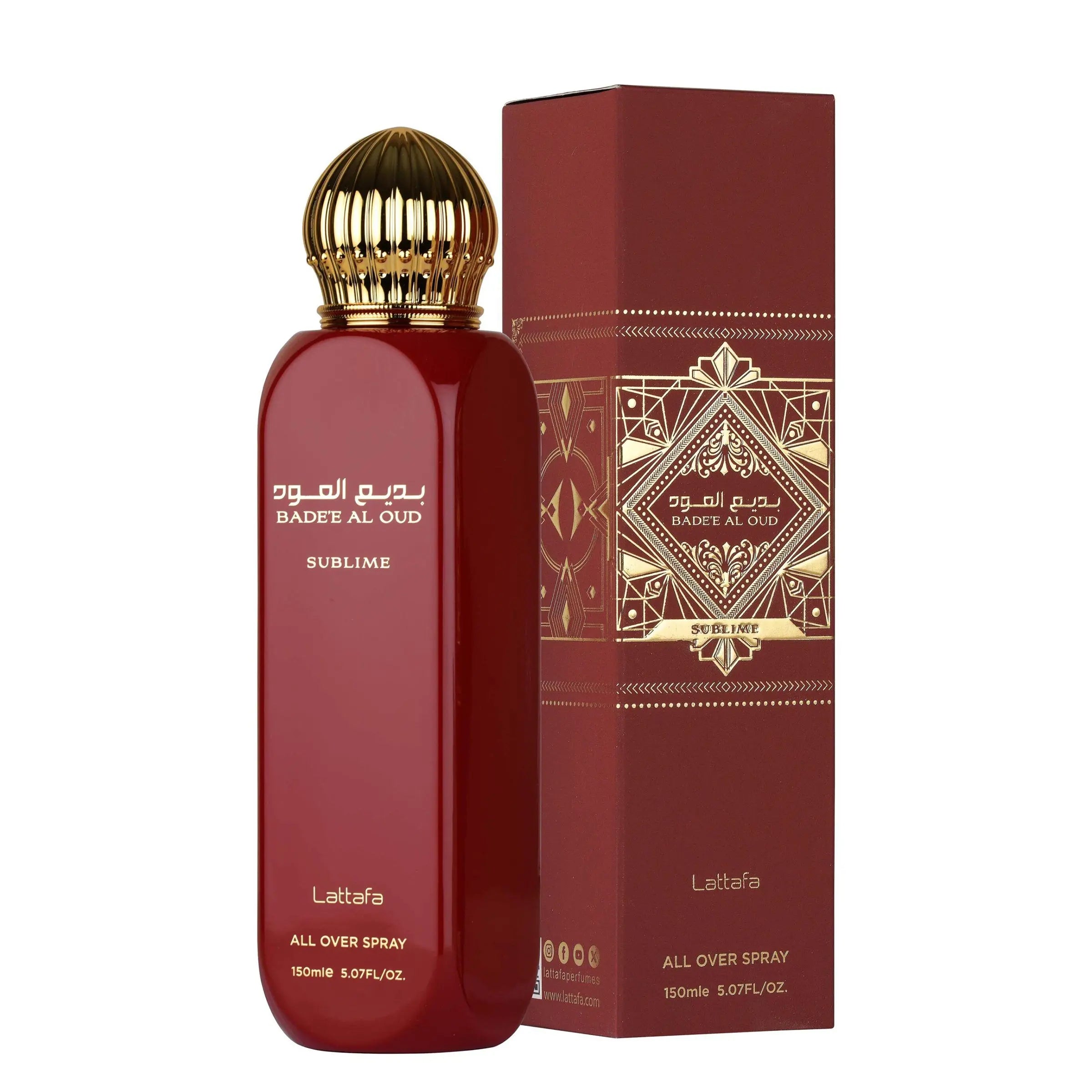 Lattafa All Over Spray Badee Al Oud Sublime 150ml